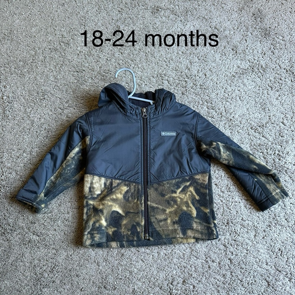 Columbia Camo Hooded Jacket for Toddlers